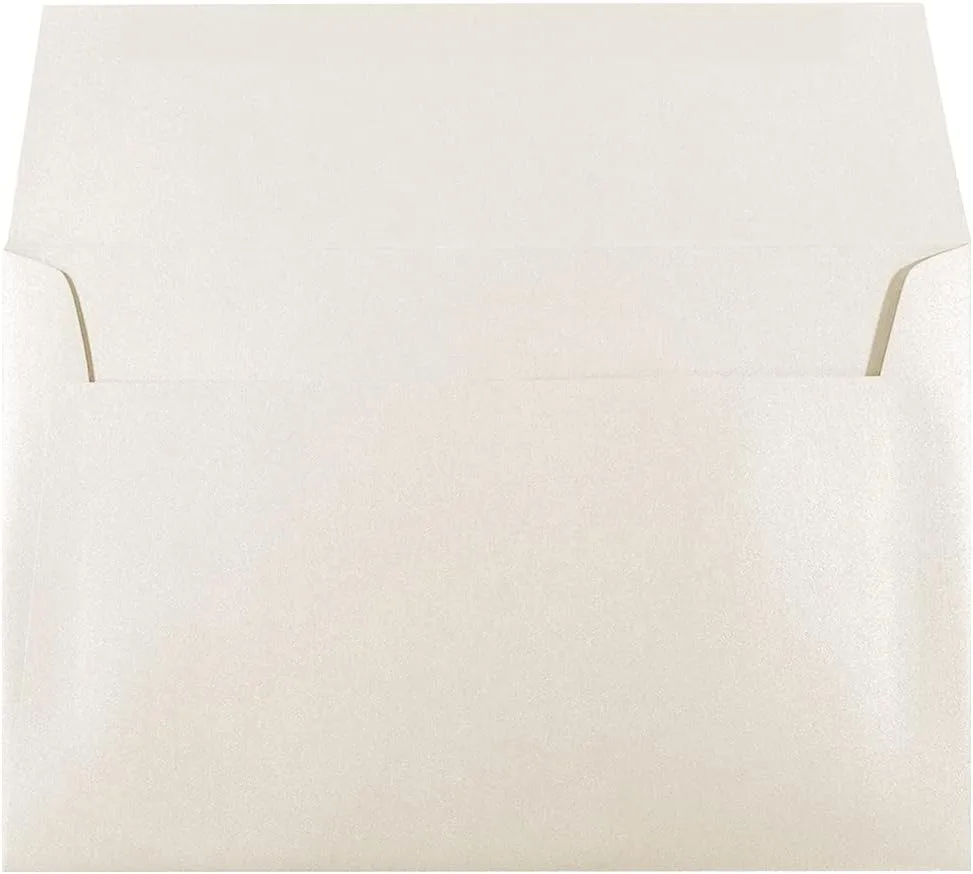 JAM PAPER Opal Stardream Metallic Invitation Envelopes