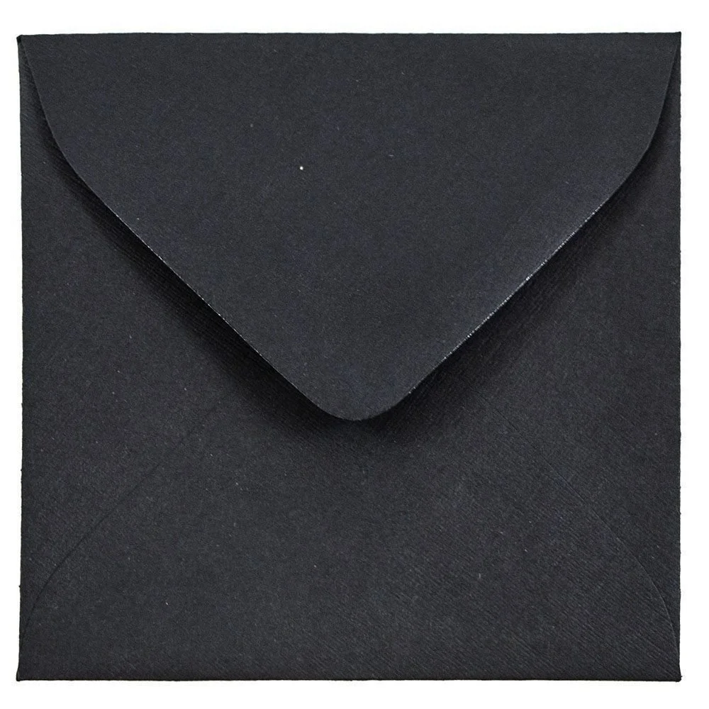 JAM PAPER Square Invitation Envelopes, Gummed Seal, Recycled Content