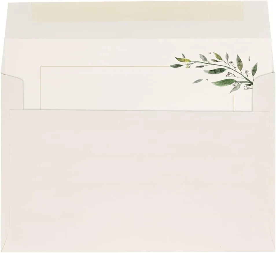 JAM PAPER Blank Flat Note Cards