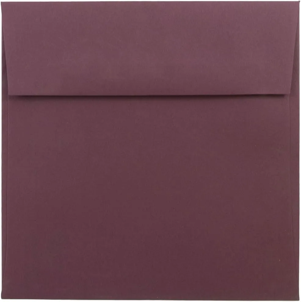 JAM PAPER Color Square Invitation Envelopes