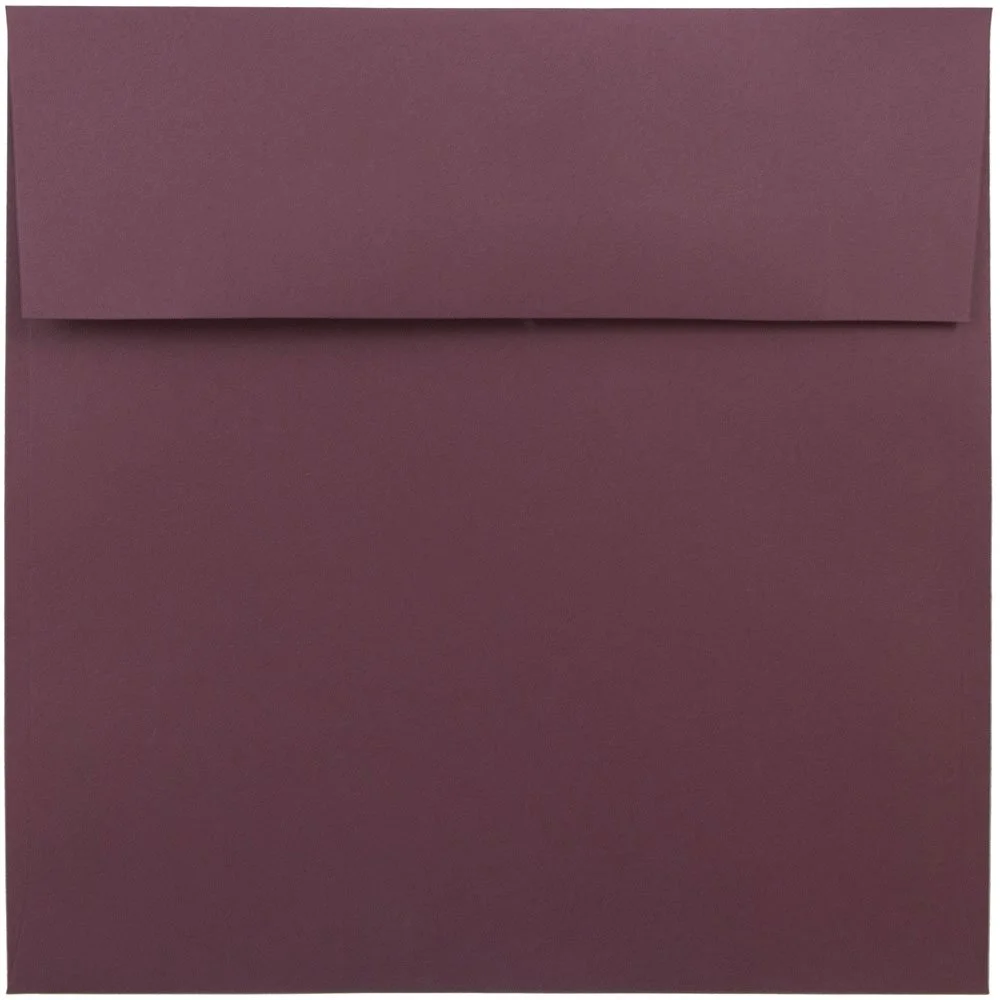 JAM PAPER Color Square Invitation Envelopes