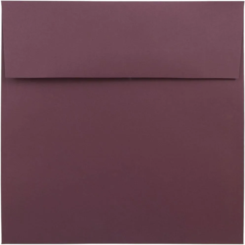 JAM PAPER Color Square Invitation Envelopes