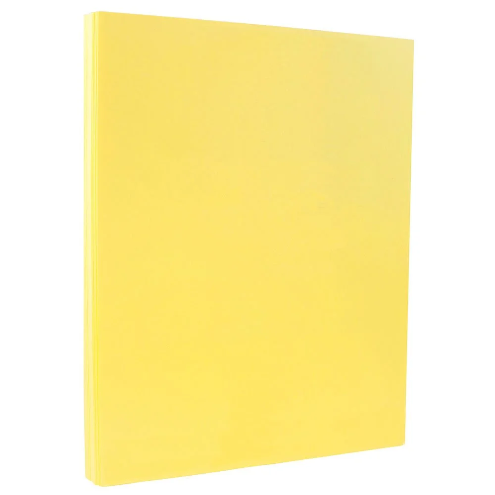 JAM PAPER Vellum Bristol 110 lb (241 GSM) Cover Card Stock - Letter 8.5 x 11 - 50 Sheets