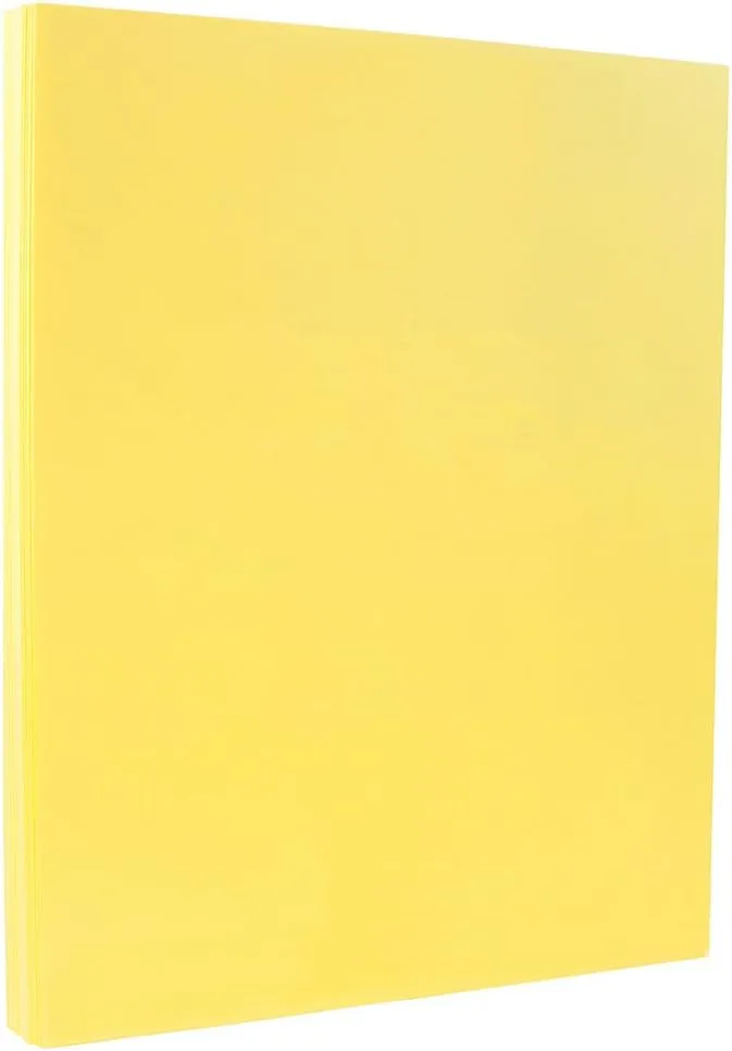 JAM PAPER Vellum Bristol 110 lb (241 GSM) Cover Card Stock - Letter 8.5 x 11 - 50 Sheets