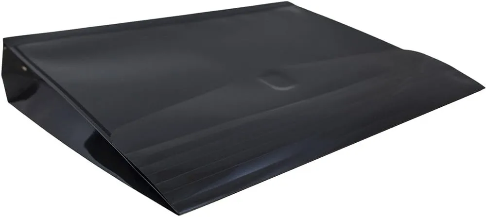 JAM PAPER Plastic Booklet Expansion Envelopes with Hook & Loop Closure - Letter