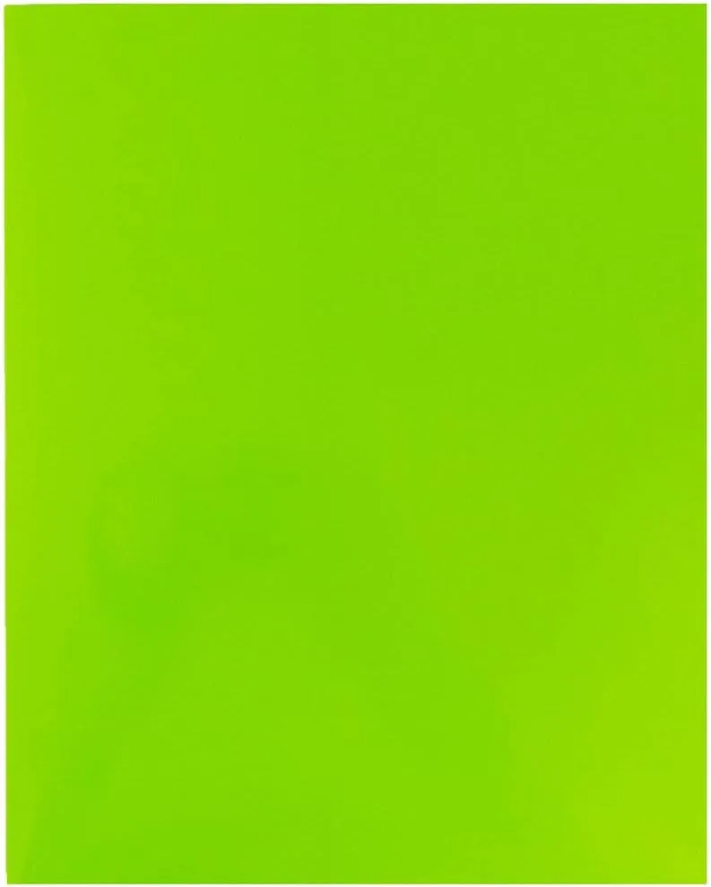 JAM PAPER Laminated Two-Pocket Glossy Presentation Folders - Letter Size