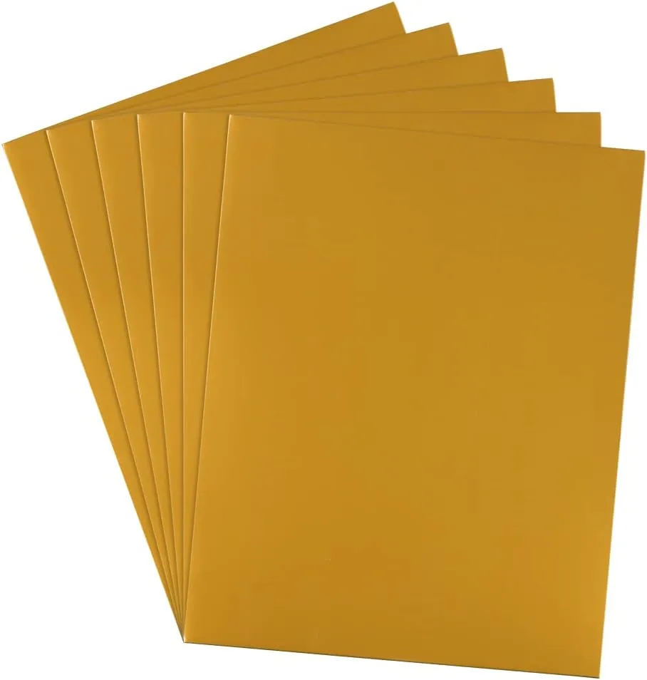 JAM PAPER Laminated Two-Pocket Glossy Presentation Folders - Letter Size