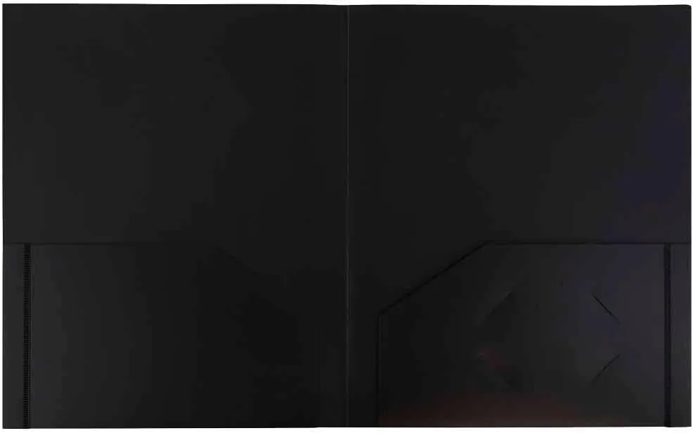 JAM Paper Heavy-Duty 2-Pocket Plastic Presentation Folders - Letter Size