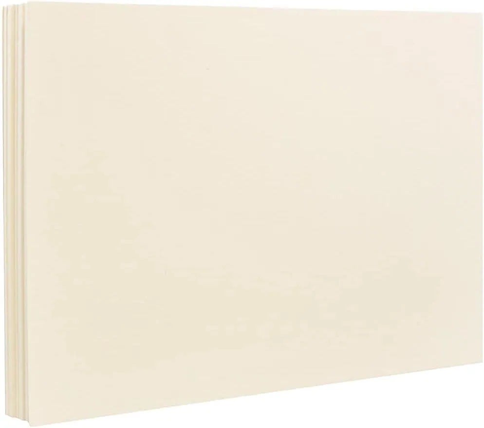 JAM PAPER Blank Flat Note Cards