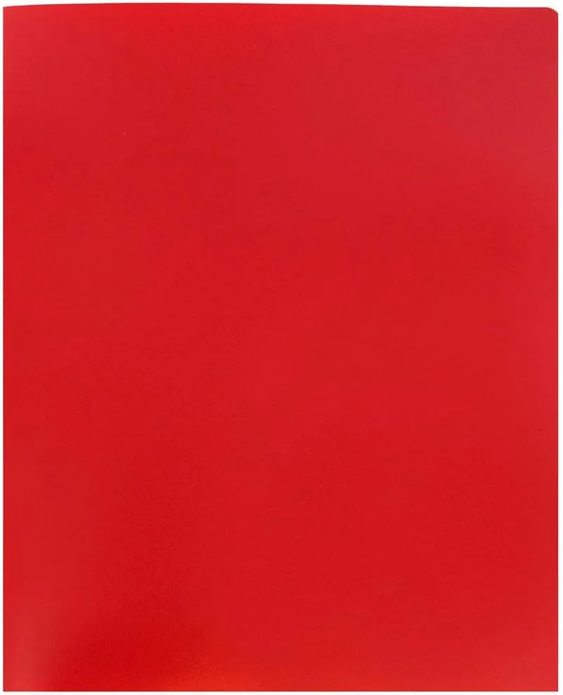 JAM Paper Heavy-Duty 2-Pocket Plastic Presentation Folders - Letter Size