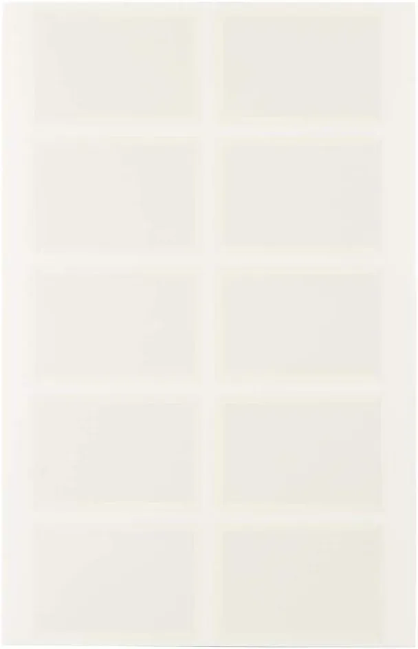 JAM PAPER Self-Adhesive Business Card Holders - 2 x 3 1/2 - Clear - 30 Label Pockets/Pack Pack of 30