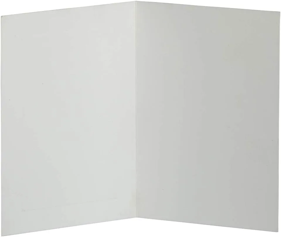 JAM PAPER Strathmore Foldover Cards - 80lb Wove - 25/Pack