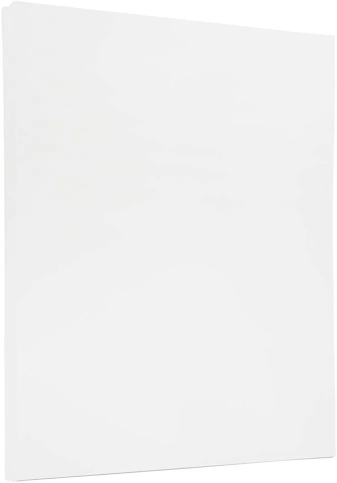 JAM PAPER #10 Business Stationery Set - 4 1/8 x 9 1/2 Envelopes & Matching Letter Paper - Strathmore Bright White Wove