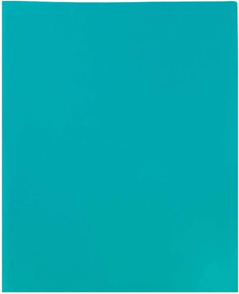 JAM Paper Plastic 2-Pocket POP Folders