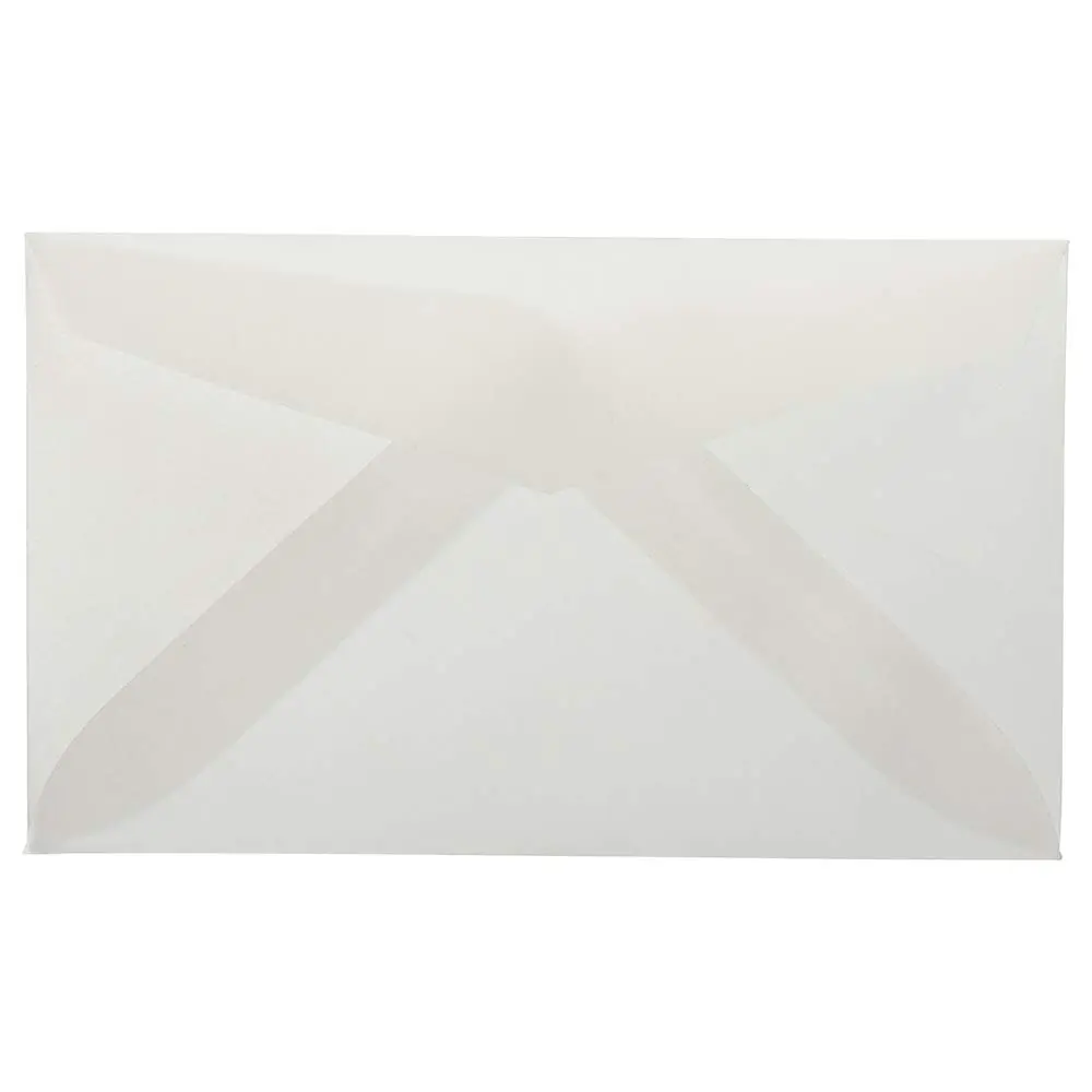 JAM PAPER Translucent Vellum Invitation Envelopes