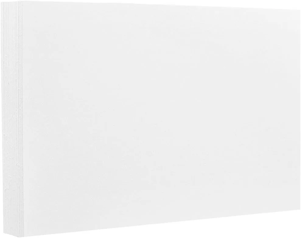 JAM PAPER Blank Flat Note Cards