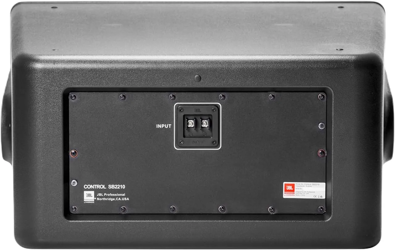 JBL Professional Control SB2210 Dual Compact Subwoofer, 10-Inch, Black