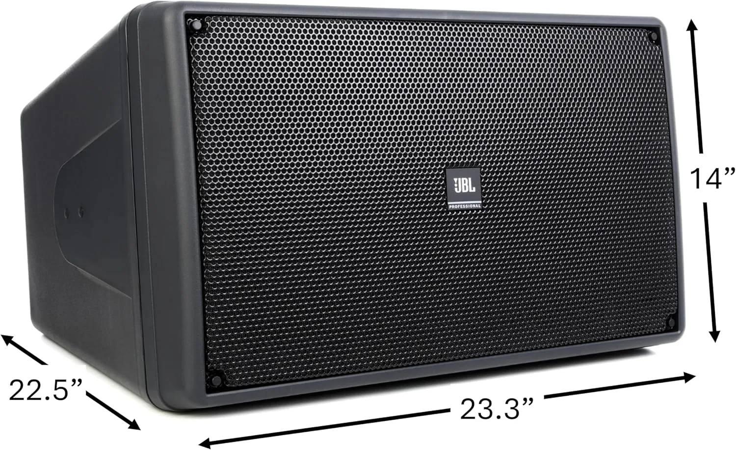 JBL Professional Control SB2210 Dual Compact Subwoofer, 10-Inch, Black