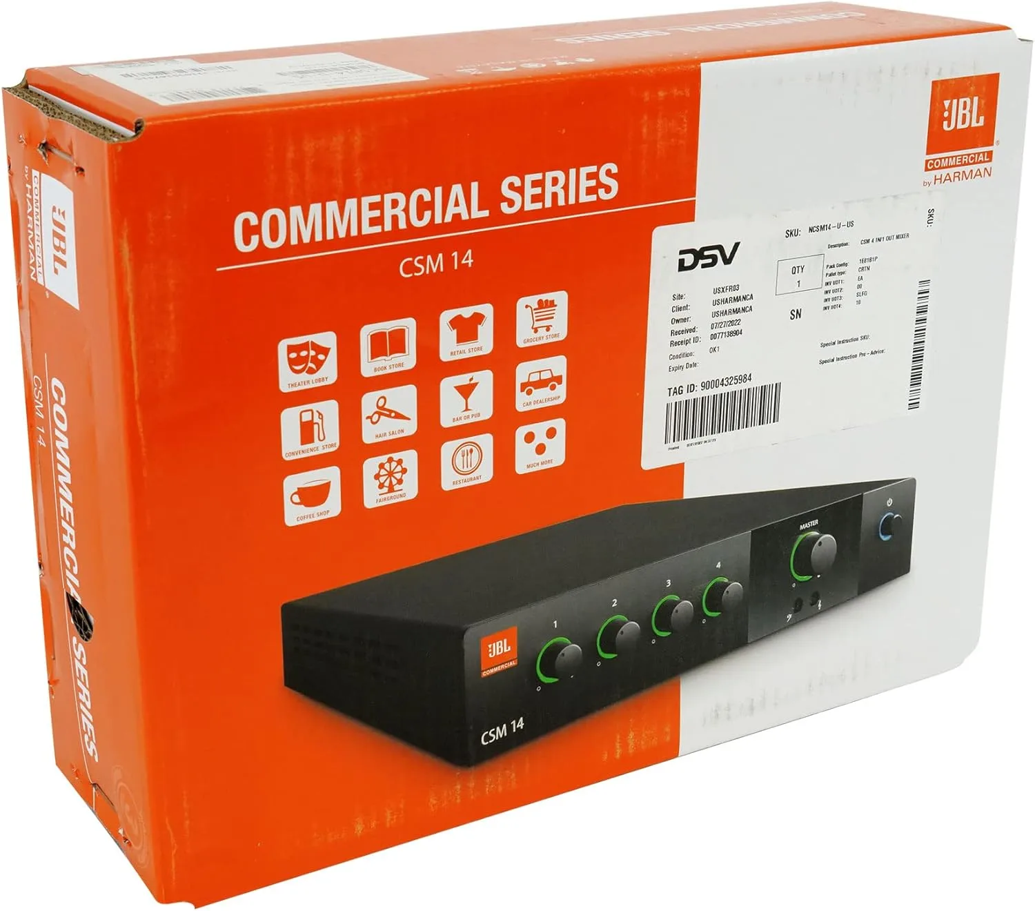 JBL Professional CSM Commercial Series Audio Mixer