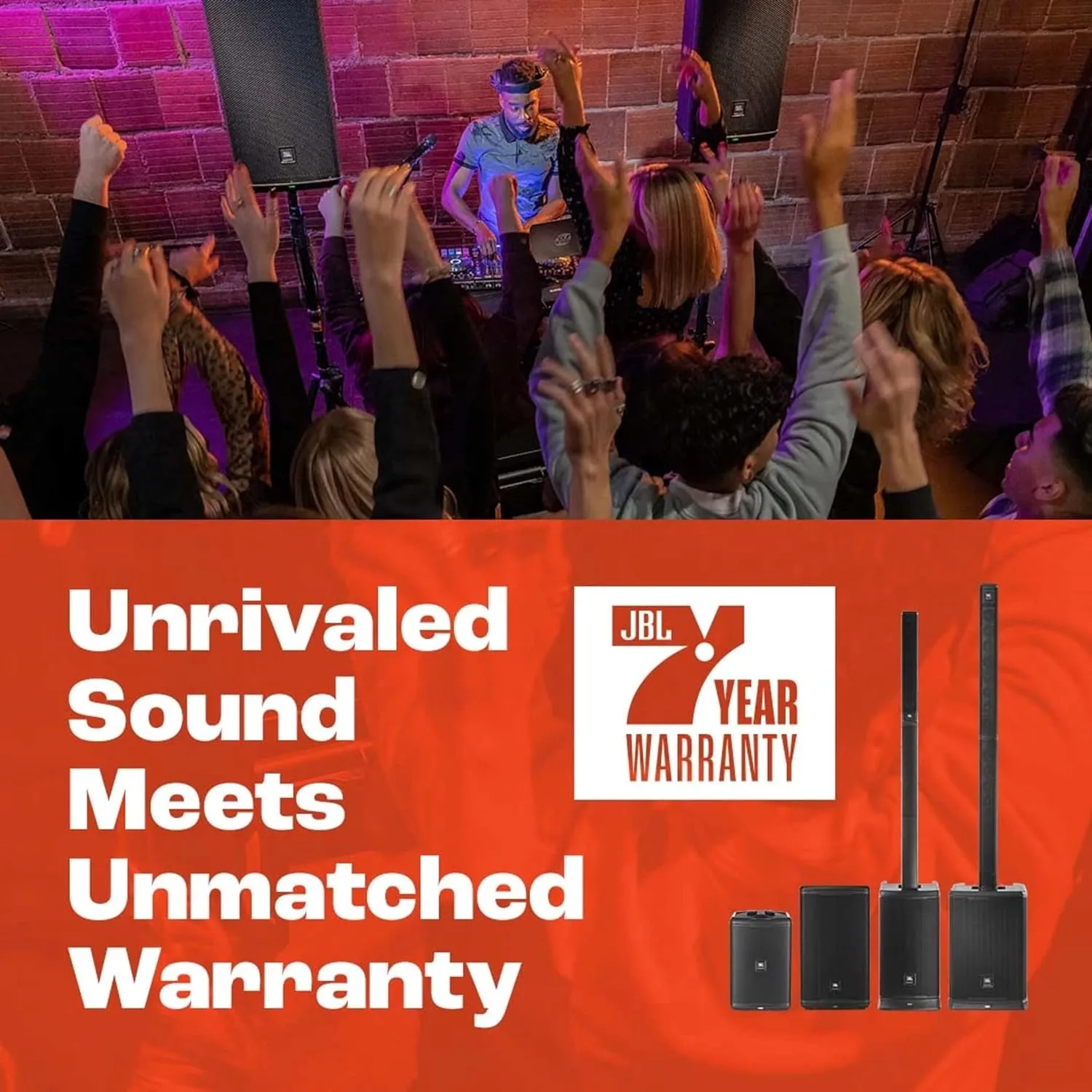 JBL EON700 Series Powered PA Speaker with Bluetooth, 1300W