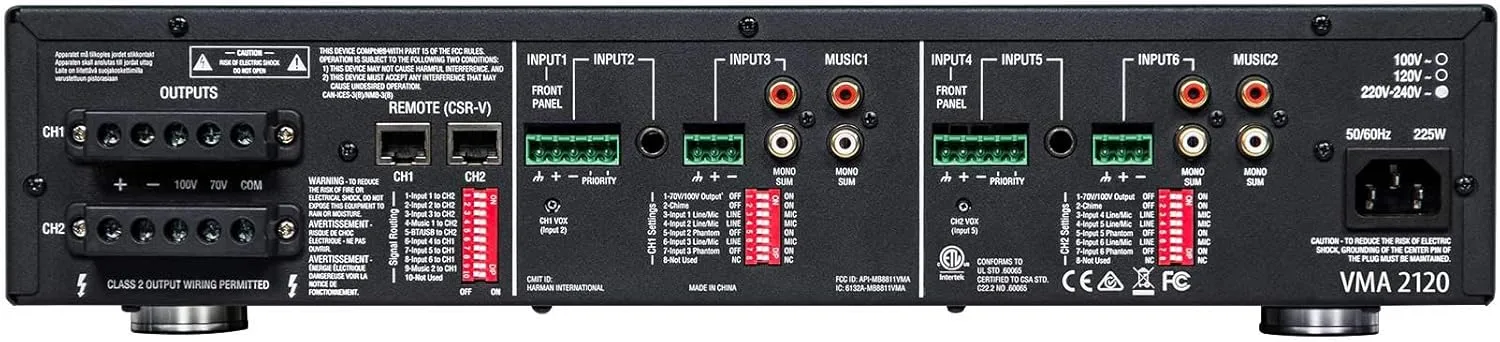 JBL Professional VMA Series Mixer/Amplifier