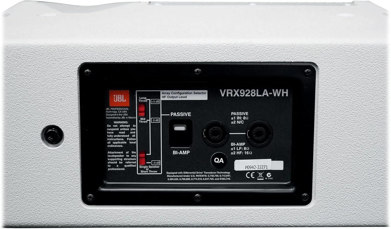 JBL VRX Two-Way Line Array Loudspeaker System