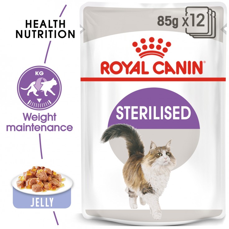 Royal Canin Jelly Sterilised (pouches) 12X85G Royal Canin Jelly Sterilised (pouches) 12X85G
