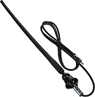 JENSEN 1181067 Top Mount AM/FM Rubber Radio Antenna; 90 Degree Adjustable Angle; 10" Rubber Mast with 60" Cable