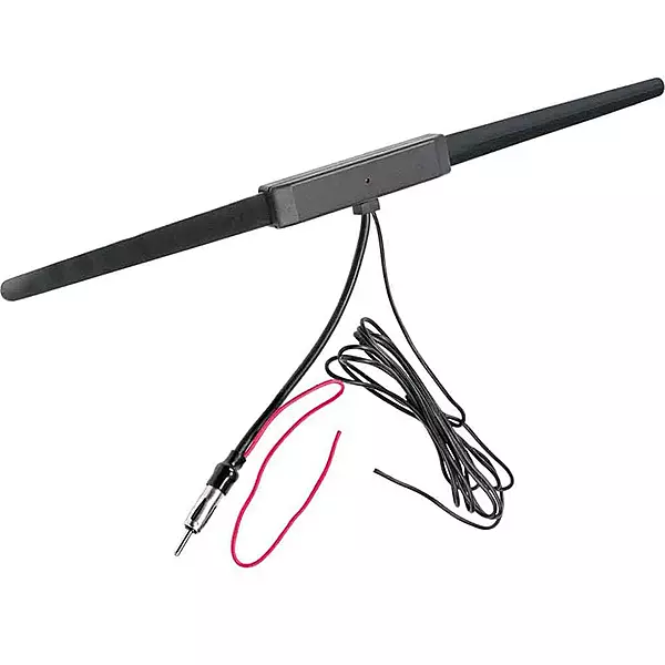 Jensen AN150SR AM/FM Antenna, Amplified Glass Mount Medium