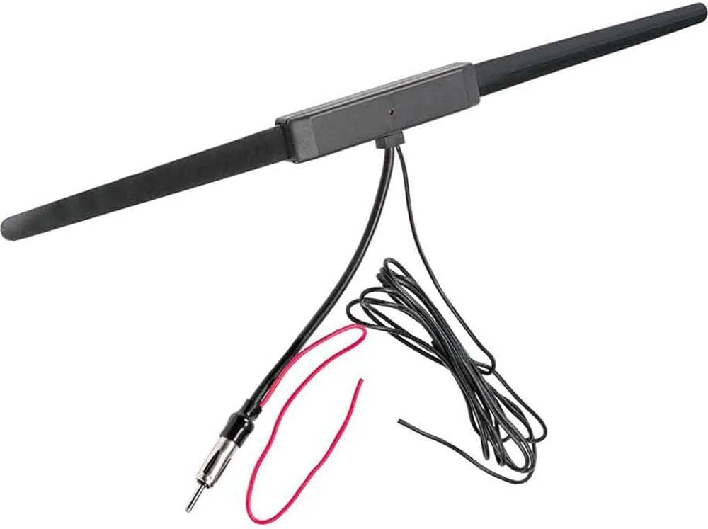Jensen AN150SR AM/FM Antenna, Amplified Glass Mount Medium