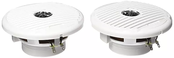 JENSEN 6.5" MSX65R Speaker - White/Silver Grilles - 75W