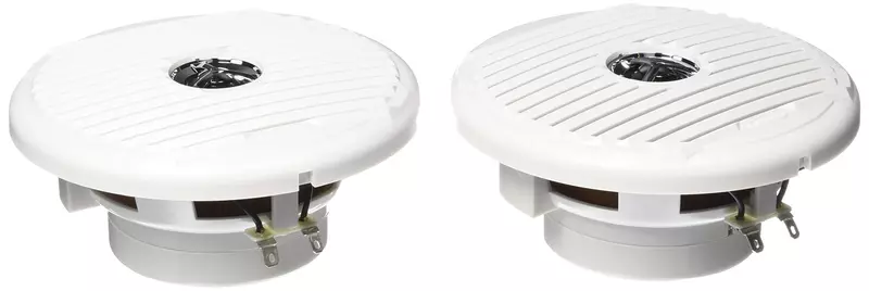 JENSEN 6.5" MSX65R Speaker - White/Silver Grilles - 75W