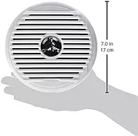 JENSEN 6.5" MSX65R Speaker - White/Silver Grilles - 75W
