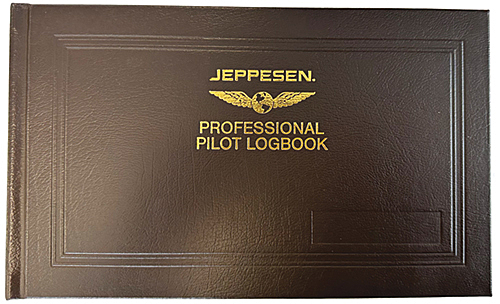 Jeppesen Professional FAA Pilot Log Book code 10001795