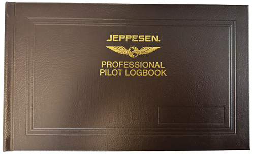 Jeppesen Professional FAA Pilot Log Book code 10001795