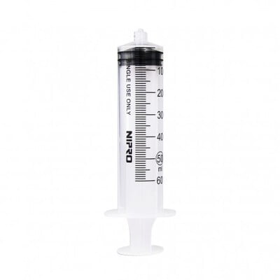 Jeringa Desechable sin Aguja 50 ml 10 Piezas