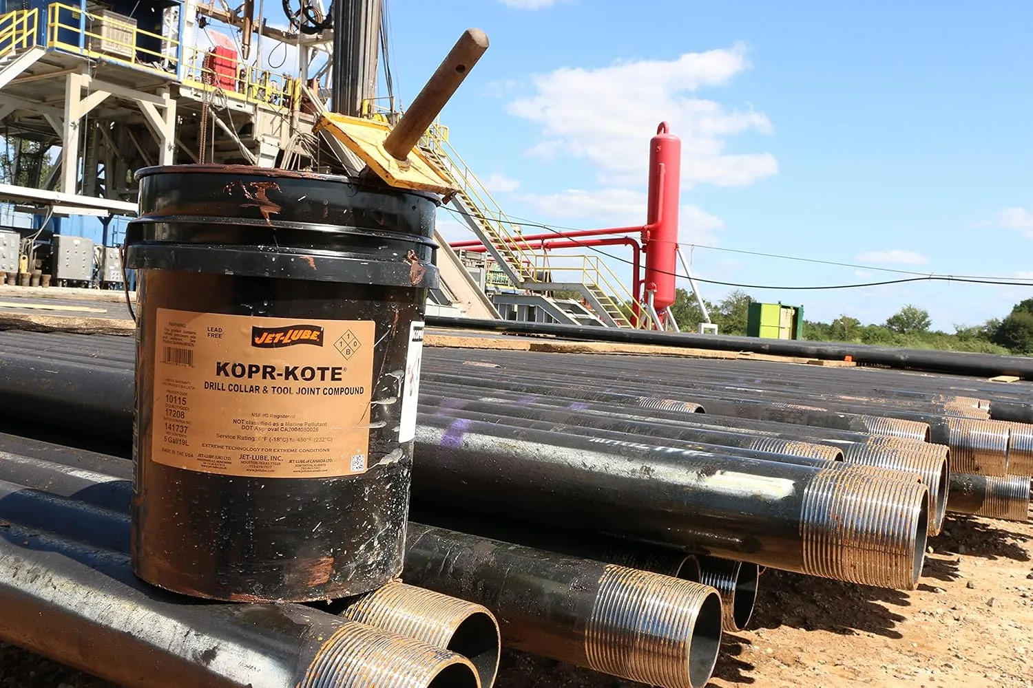 Jet-Lube Kopr-Kote - Copper Based | High Temperature | EP Lubricant | Anti-Seize | Military Grade | Low Friction - | 5 Gal