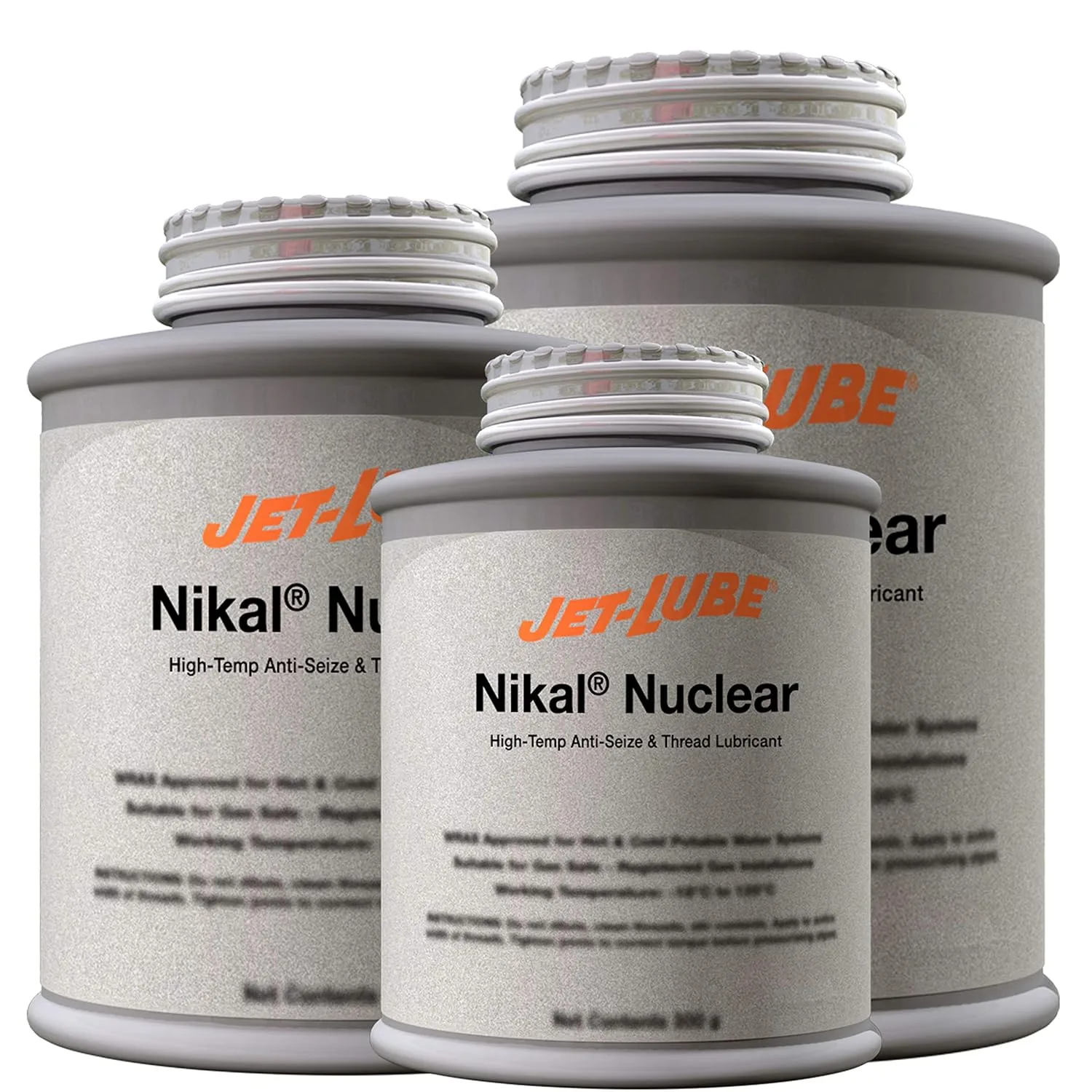 Jet-Lube Nikal Nuclear - Anti-Seize | Nuclear Grade | High Temperature | Nickel Flakes | Military Grade | 1/2 Lb. 1/2 pound
