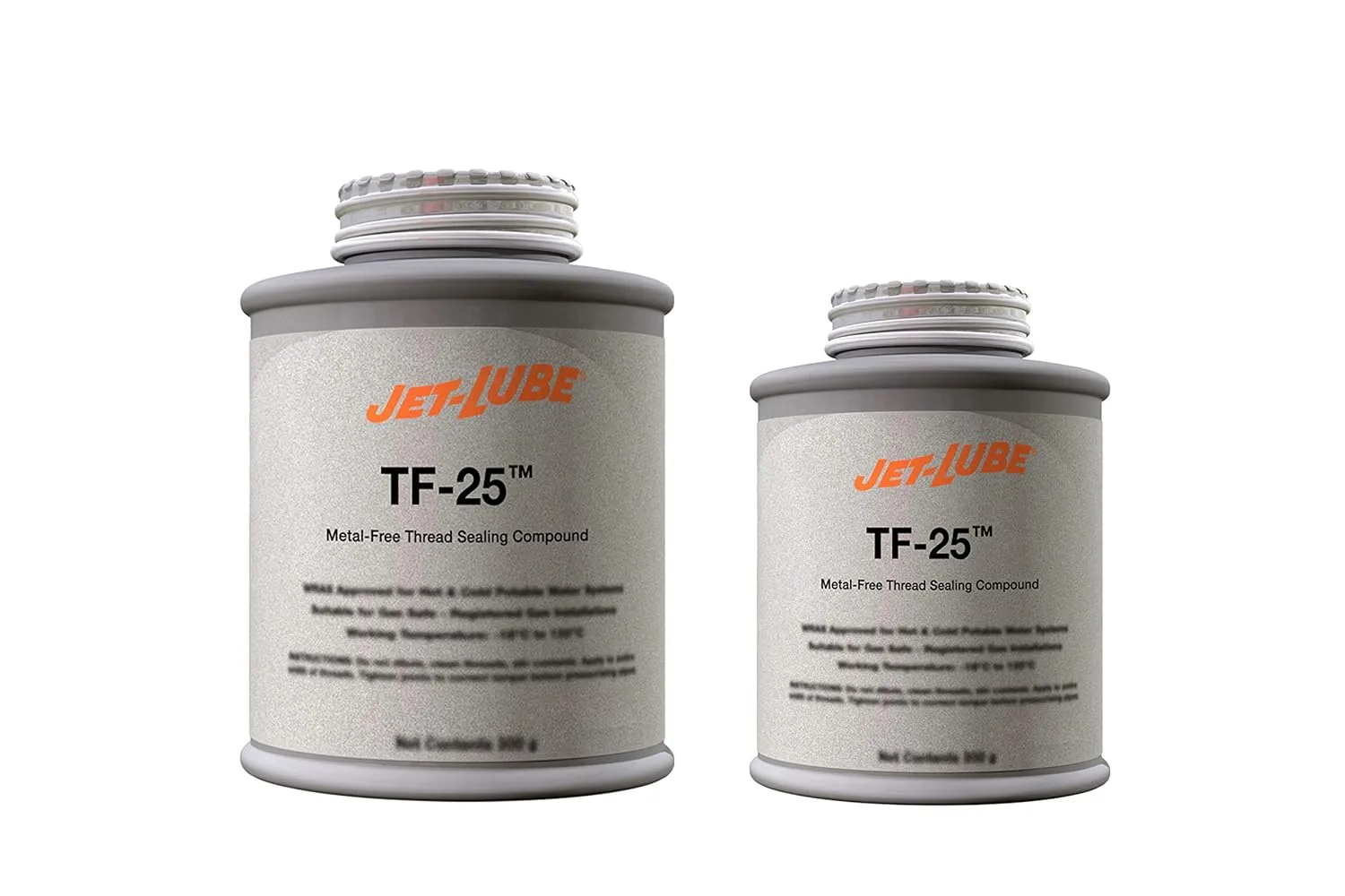 Jet-Lube TF-25 - Heavy Duty | Anti-Seize | Thread Sealant | High Temperature | Brushable | Lead-Free | Water-Resistant