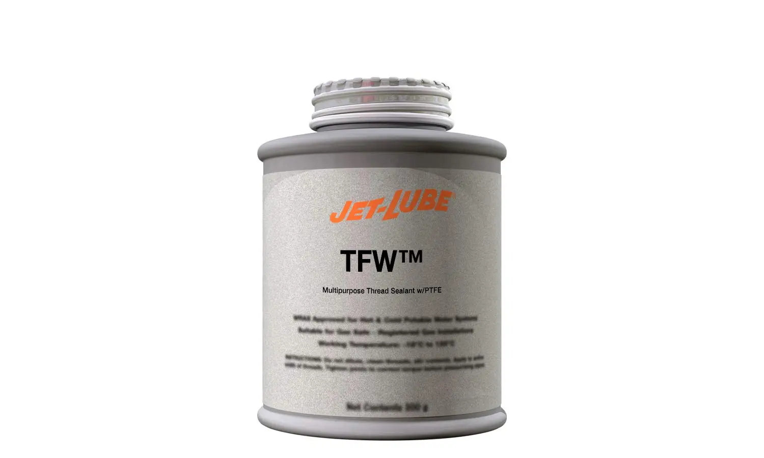 JET-LUBE TFW Multipurpose PTFE Thread Sealant Brush-Top Can