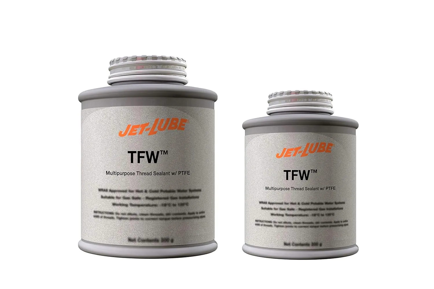 JET-LUBE TFW Multipurpose PTFE Thread Sealant Brush-Top Can