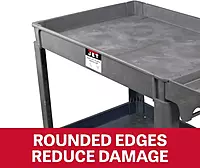 JET 37" x 25" Utility Service Cart, 500 Lbs. Capacity (Model PUC-3725)