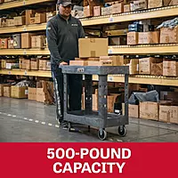 JET 37" x 25" Utility Service Cart, 500 Lbs. Capacity (Model PUC-3725)