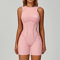 Women's Stylish Sleeveless Yoga Brushed Breathable Sports Bodysuitt