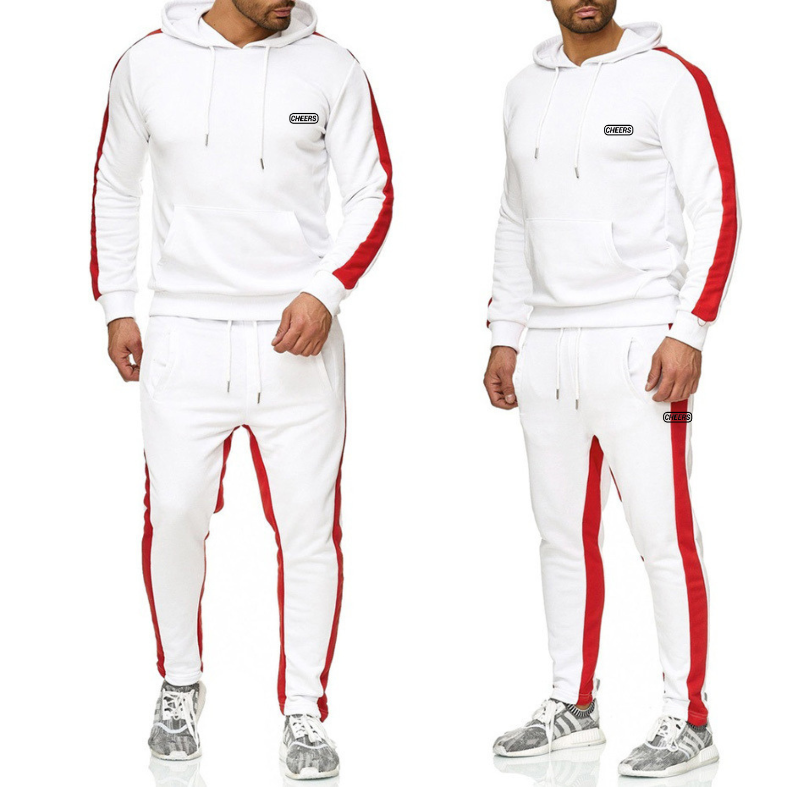 Sport Sets Hoodie Pants Male Gym