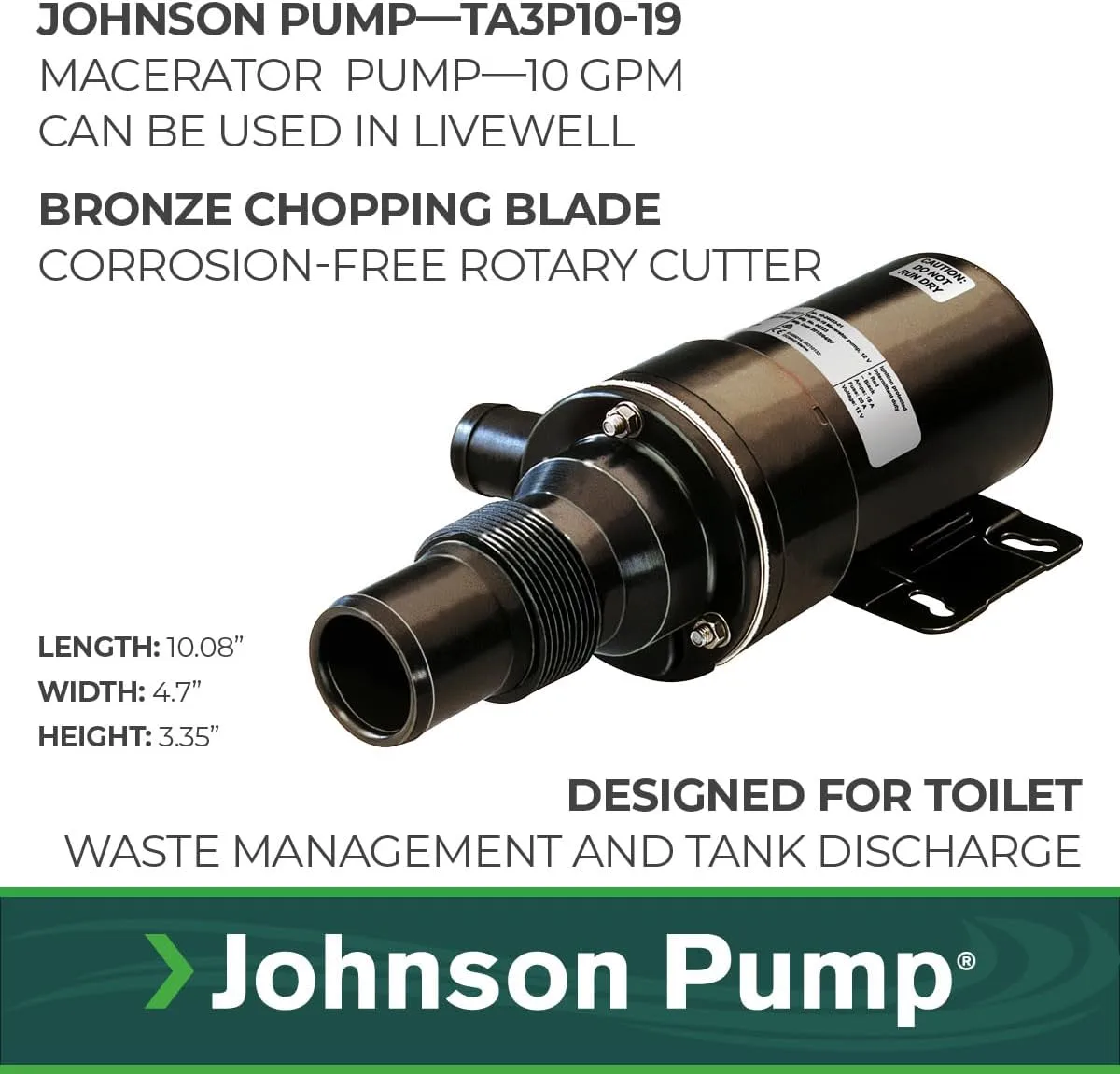 Johnson Pumps 10-24453-01 Macerator Pump