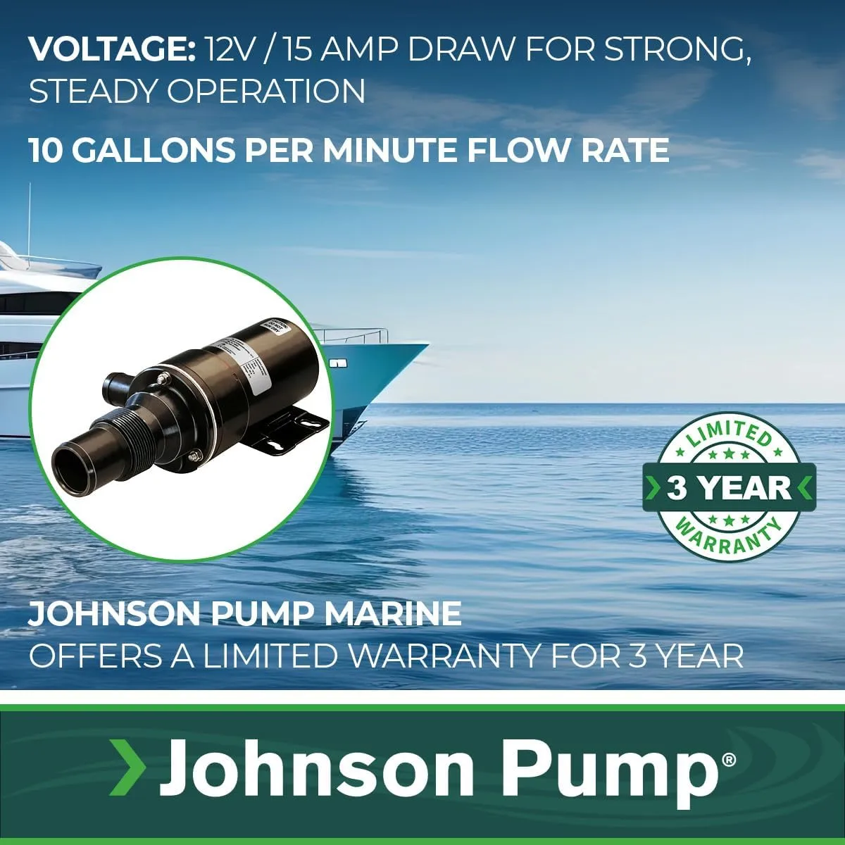 Johnson Pumps 10-24453-01 Macerator Pump