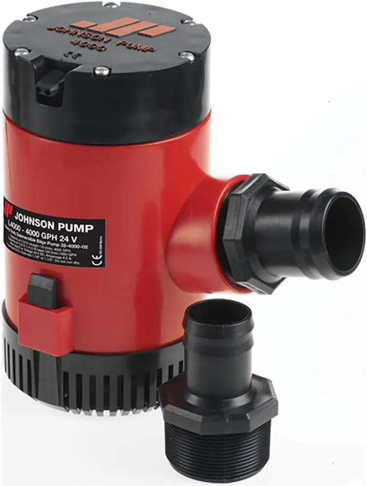Johnson Pumps - 40004 HD Bilge Pump 12V 4000 GPH