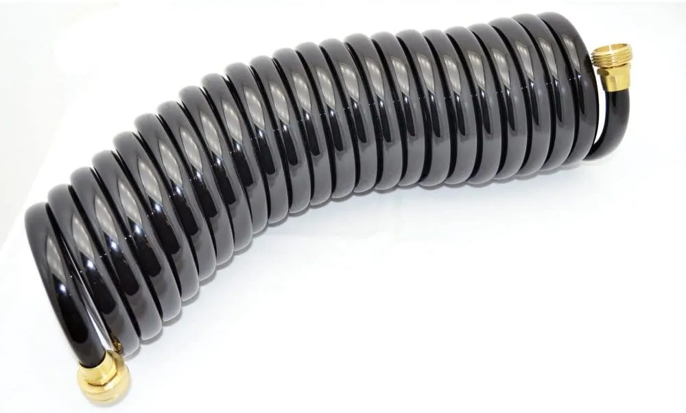 Johnson Pump Coiled Wash Down Hose - 25' - 1/2" Diameter