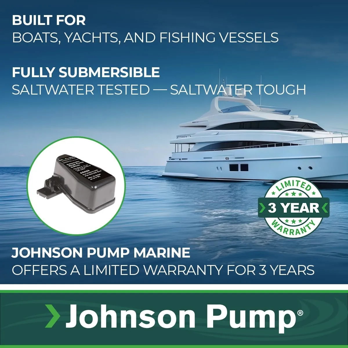 Johnson Pump 26014 AS888 Automatic Float Switch